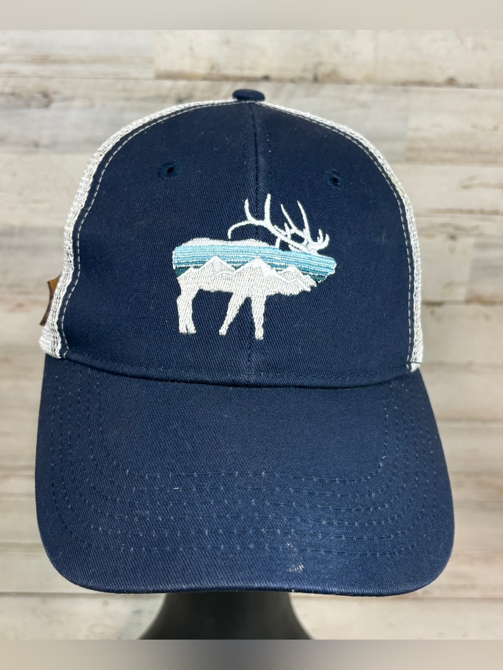 Rocky Mountain National Park Trucker Hat Cap Snapback Elk Logo Mesh Locale
